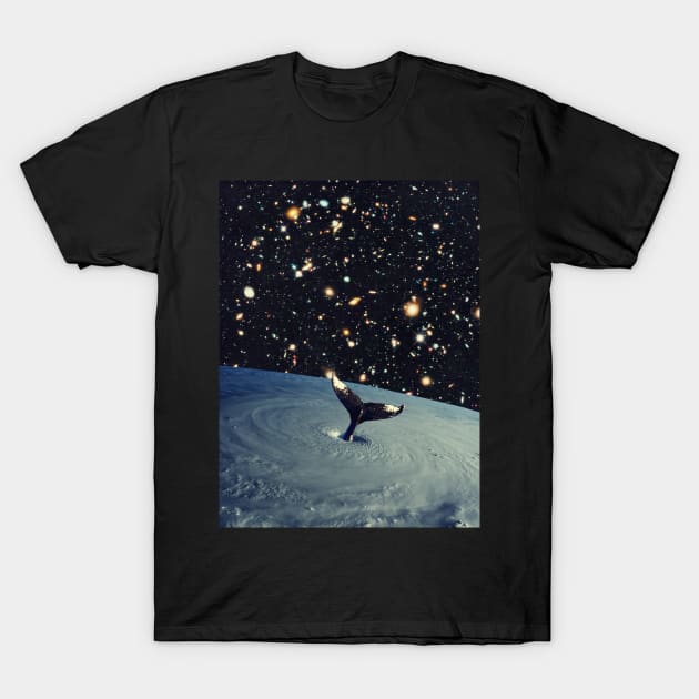 Space Whale - Space Aesthetic, Retro Futurism, Sci Fi T-Shirt by jessgaspar